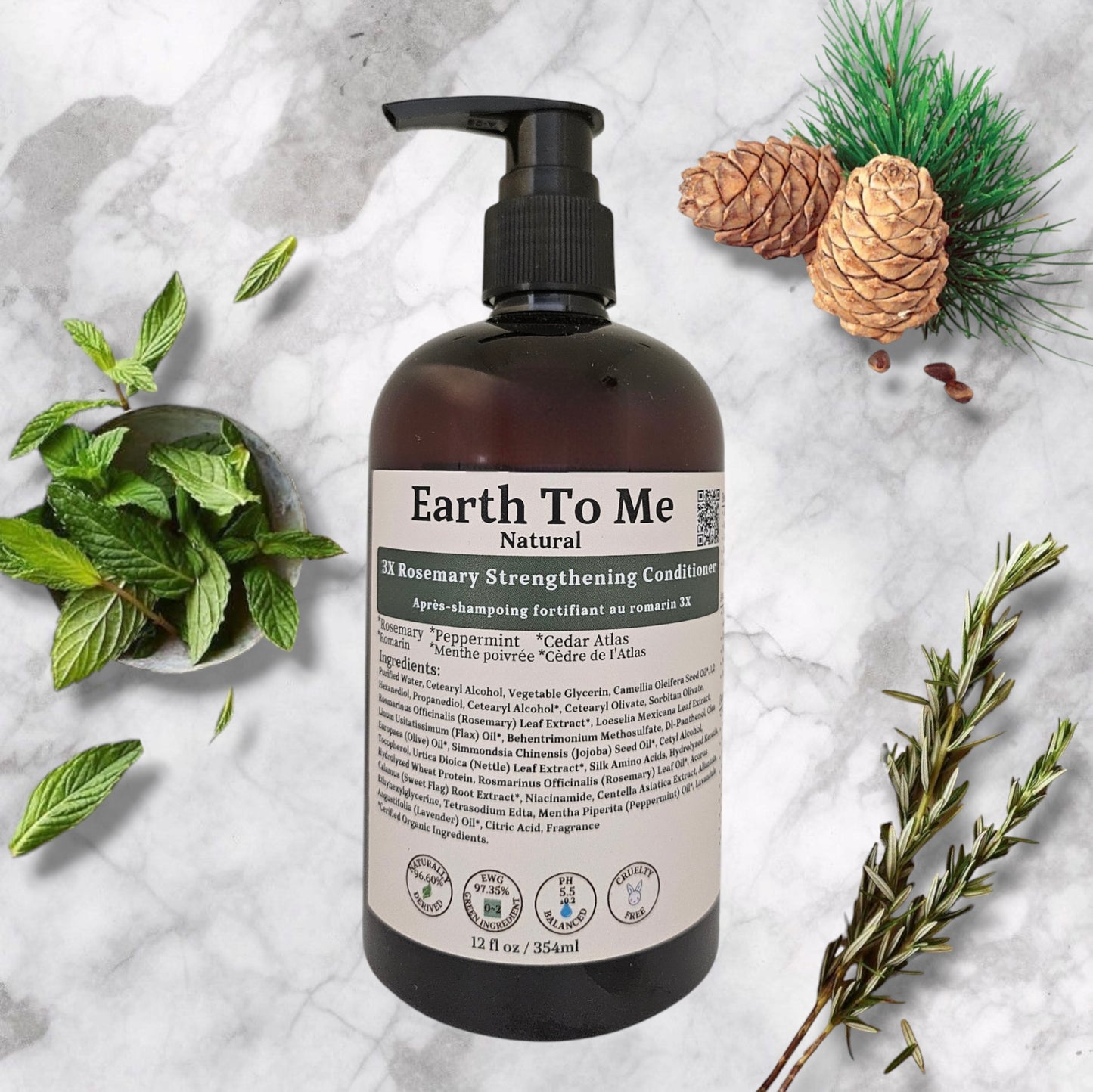 3X Rosemary Hair Strengthening Conditioner 12oz