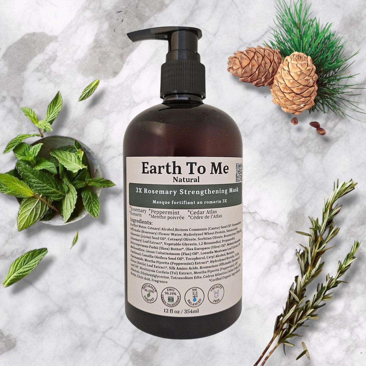 3X Rosemary Hair Strengthening Mask 12oz