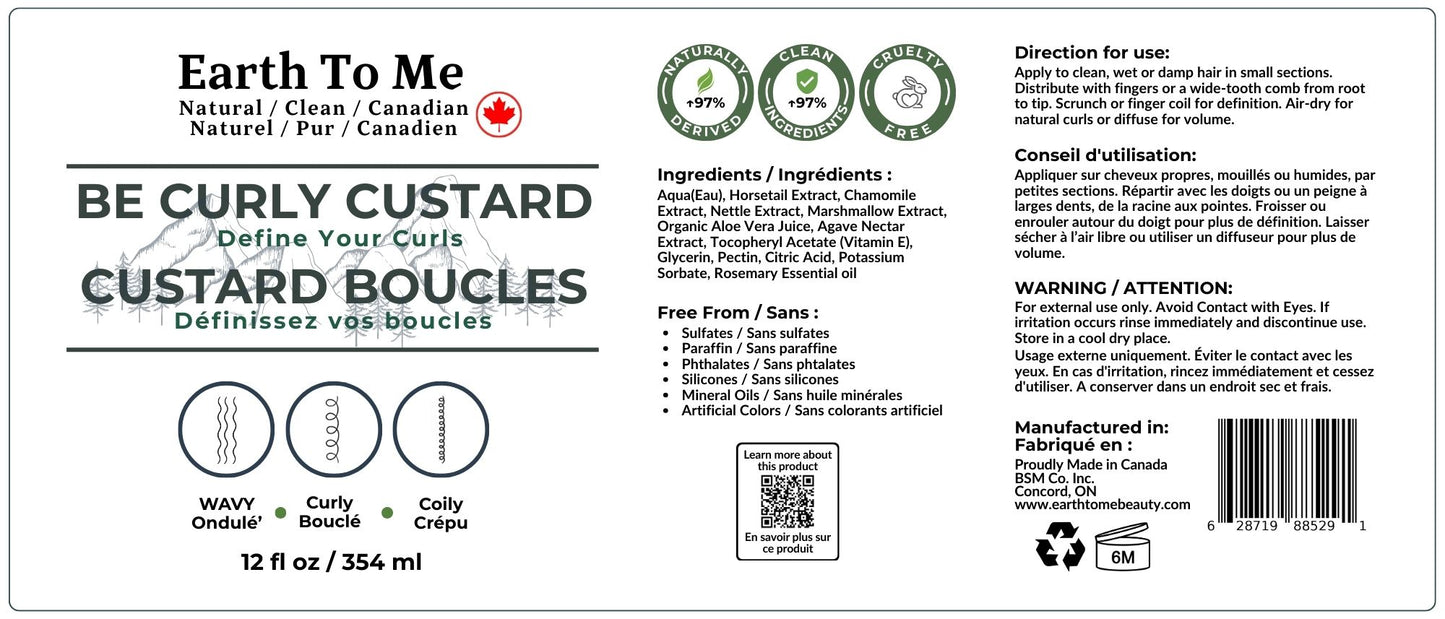 Be Curly Custard - Define Your Curl