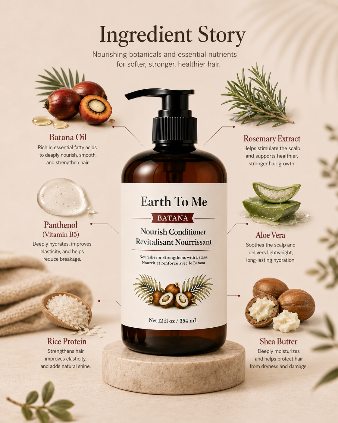 Batana Nourish Conditioner 12oz