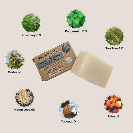 Rosemary Hair Therapy Shampoo Bar Soap 5oz